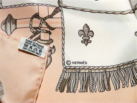 hermes scarf care tags|hermes scarf care tag history.